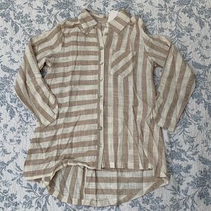 NWT Soft Surroundings Linen Blouse